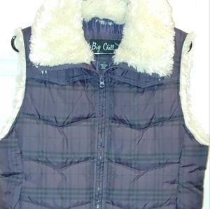 Big Chill Puffer Vest, large and purple.